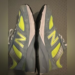 New Balance Blue and Yellow Sneakers